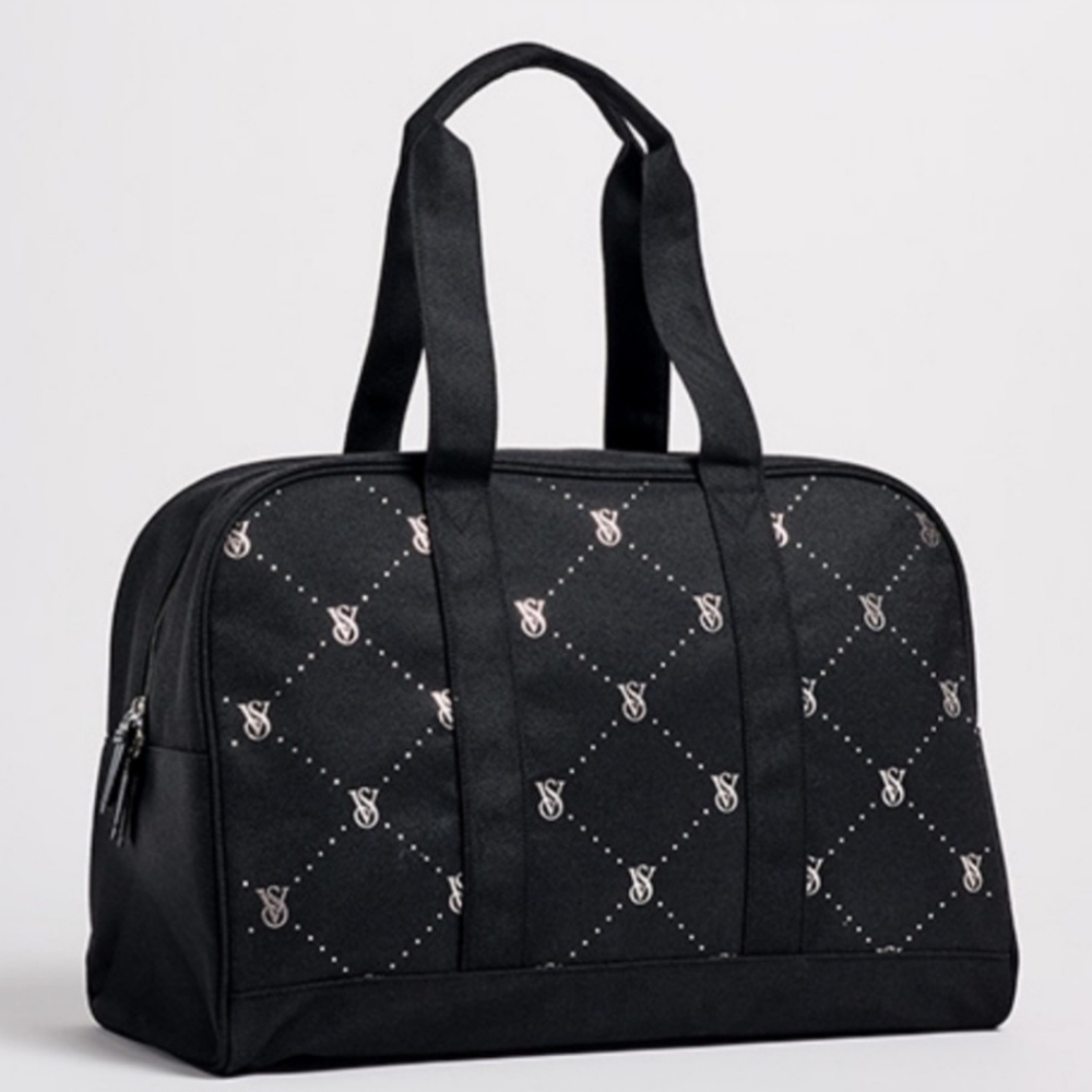 NEW VICTORIA'S SECRET Logo Tote Bag Black